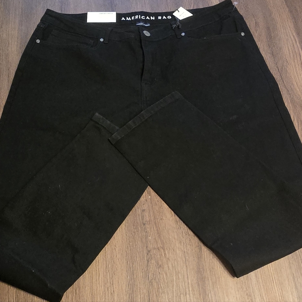 American Rag Men’s Black Slim Fit Jeans 38x32 NWT